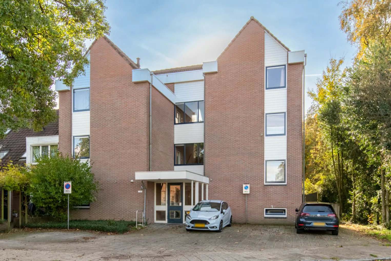 Voorkant van het appartement